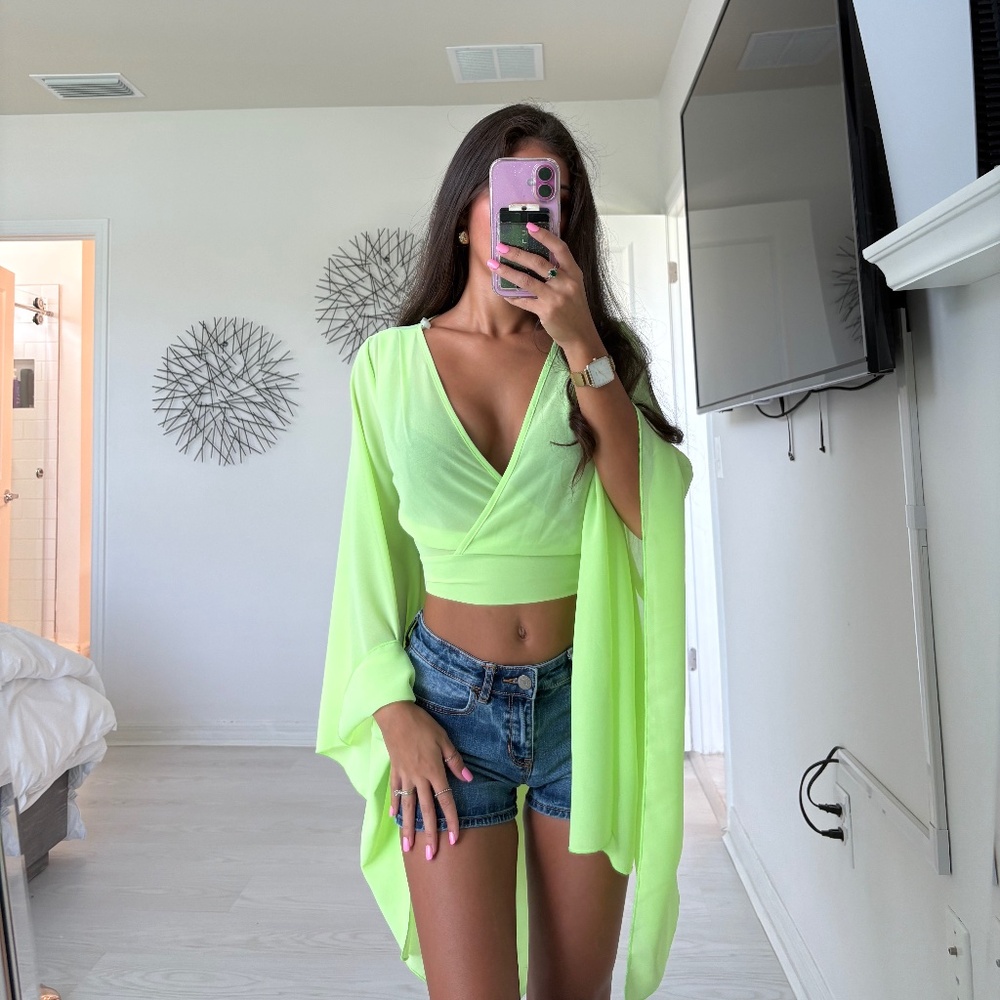 Neon Green Top